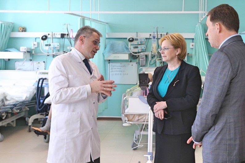 Вероника Скворцова посетила Клинику Института мозга в Березовском Вероника Скворцова посетила Клинику Института мозга в Березовском