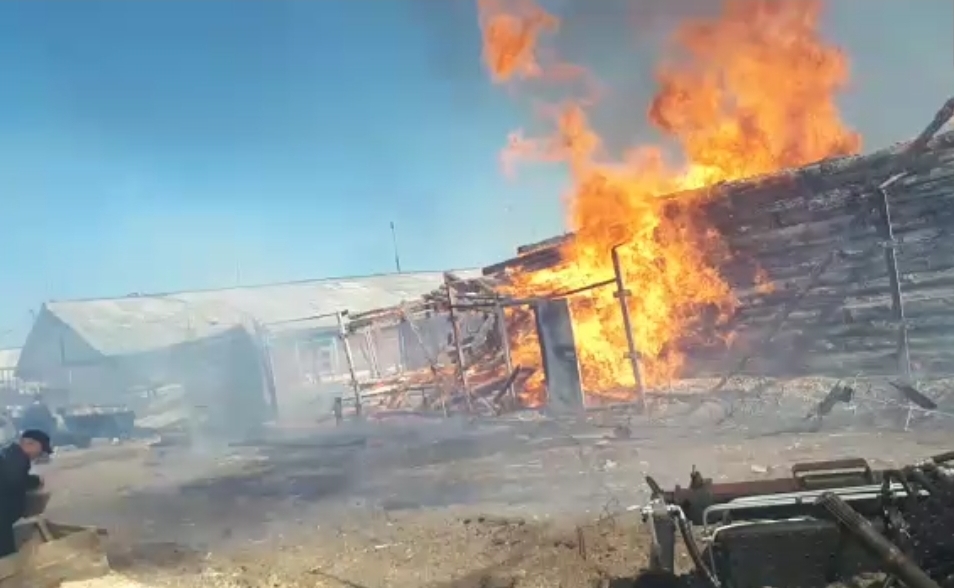 Пожар в исправительной колонии в Свердловской области потушили Пожар в исправительной колонии в Свердловской области потушили