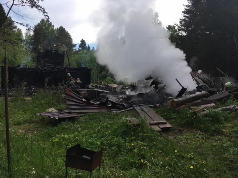 В пожаре под Нижним Тагилом погибла семья из трёх человек, в том числе ребёнок