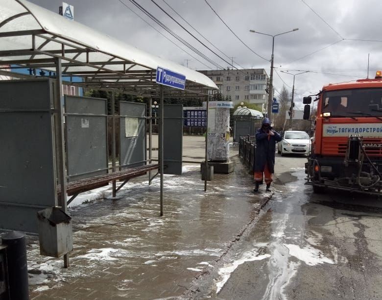 В Свердловской области дезинфицируют общественные места