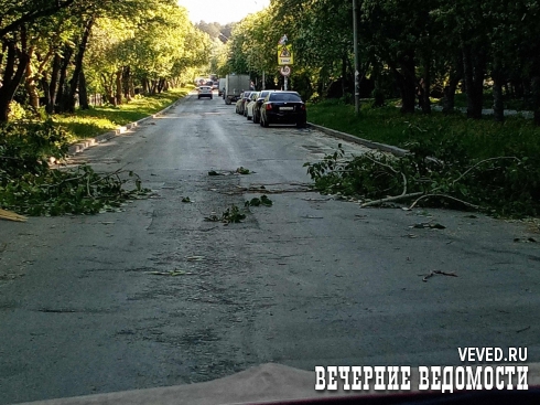 В Екатеринбурге прошел сильный ураган